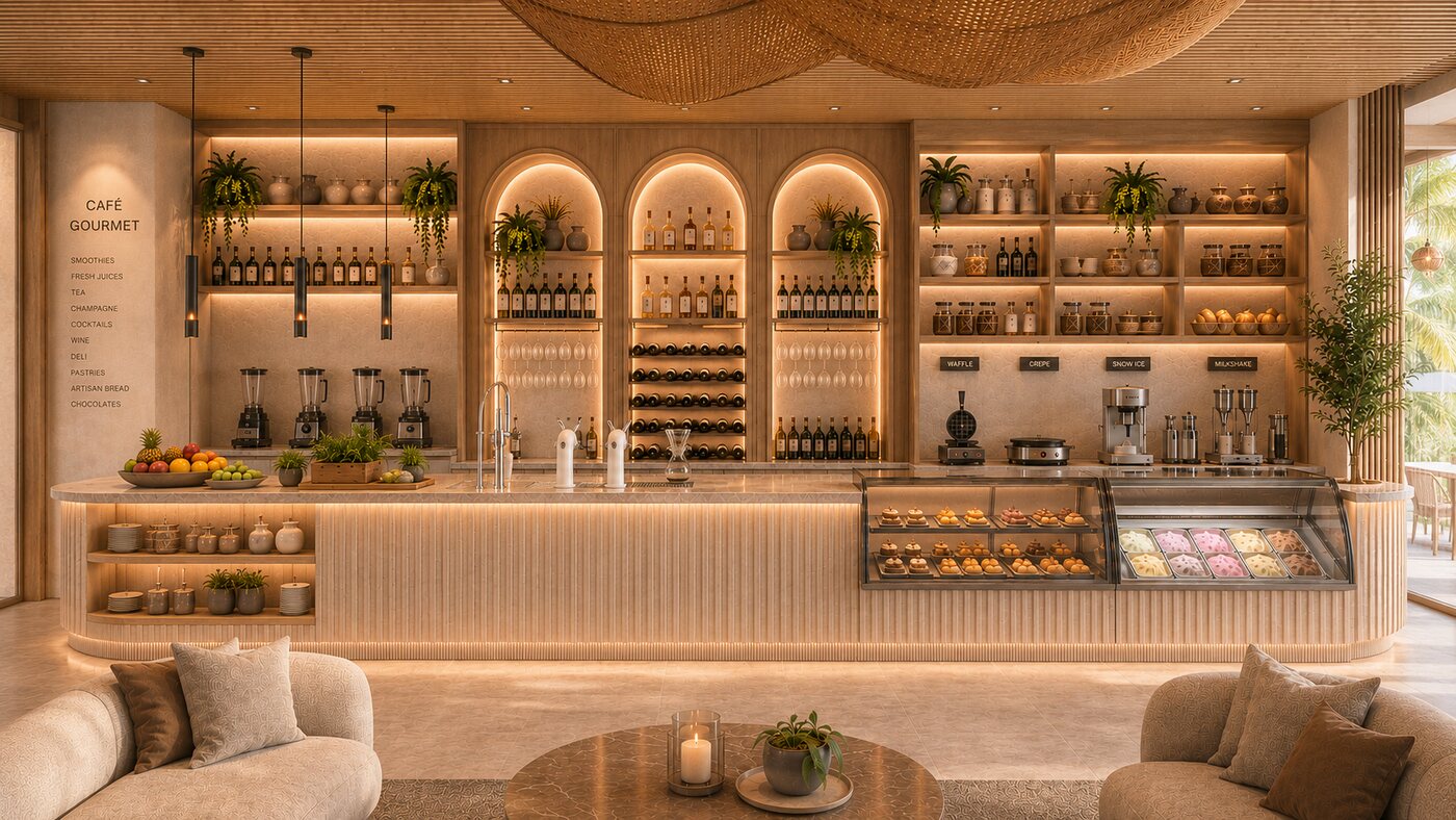 Café Gourmet concept, Anantara Zanzibar