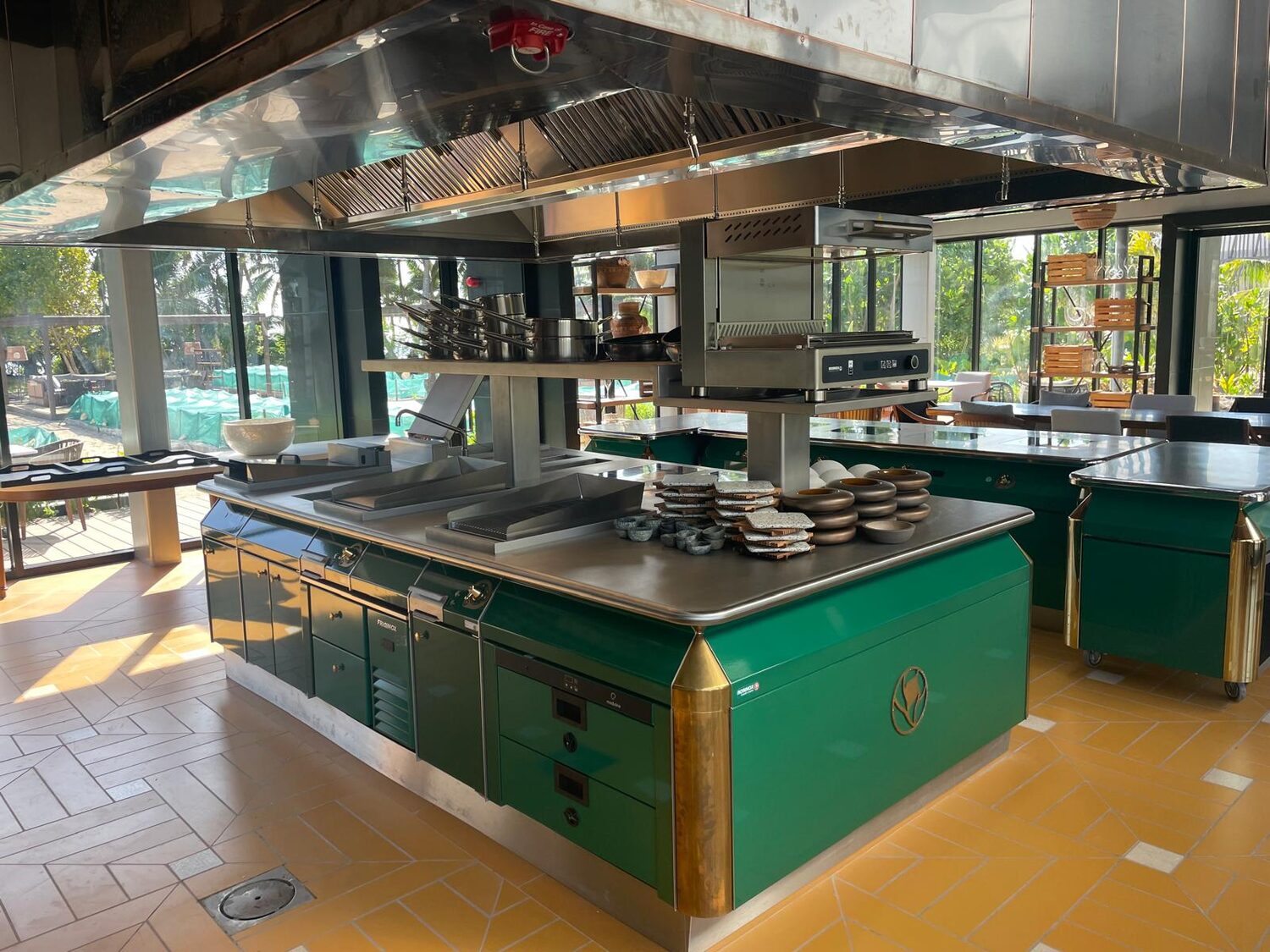 Waldorf Astoria Platte Island market kitchen