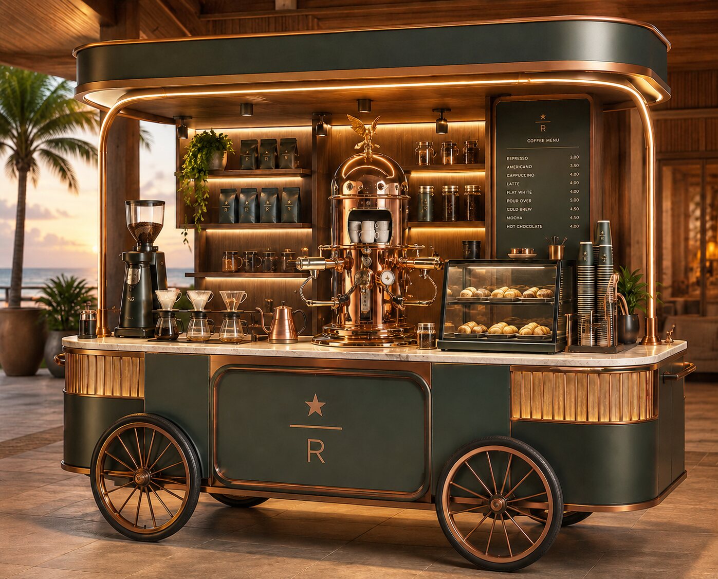 Anantara coffee cart